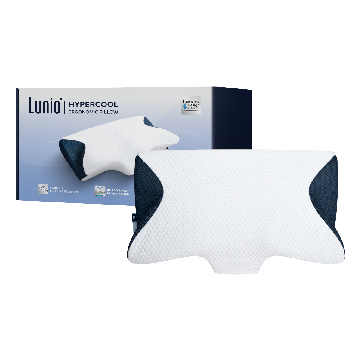 หมอนสุขภาพ ทรงผีเสื้อ LUNIO HYPERCOOL ERGONOMIC PILLOW_0